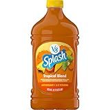 V8 Splash Tropical Blend flavored fruit beverage is made with flavors like pineapple, and mango Contains 25% less sugar than leading juice drink brands* (*Per 8 fl oz: Leading shelf stable brands, 12g; Splash, 9g) A tasty beverage with antioxidant vi...