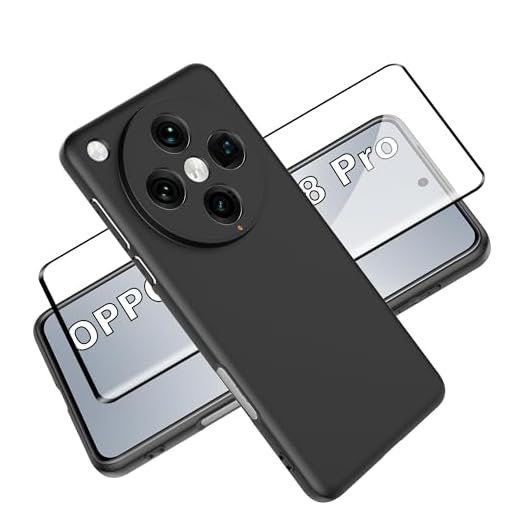 FWKDWHPH Vetro Temperato 2+2 Pezzi Per OPPO Find X8 Pro 5G – Protezione Schermo 3D Full Coverage Con Durezza 9H, Antigraffio E Anti Impronte, Include Kit Per Fotocamera E Salviette