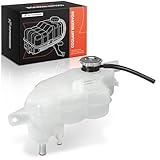 A-Premium Engine Coolant Overflow Recovery Reservoir Tank [with Cap & Hose] Compatible with Chrysler 200 2004-2006, Sebring 2007-2010 & Dodge Avenger 2008-2014 - Front Side