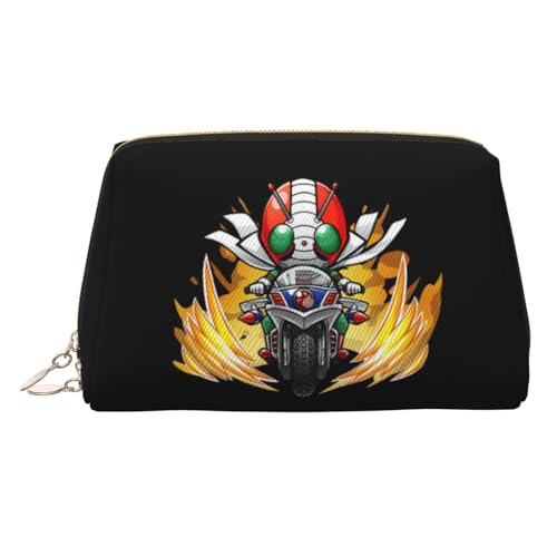 化粧ポーチ 仮面ライダーV3 レディース メイクポーチ 化粧バッグ メンズ トラベルポーチ レザー 小物入れ かわいい おしゃれ 可愛い 化粧品収納 大容量 防水 多機能 旅行 持ち運び便利