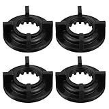 4 Pcs Mounting Lock Nut for Basin Faucet, 1/2' IPS Winged Plastic Easy Installation Faucet Mounting Nut Accessories for Bathroom Kitchen Sink
