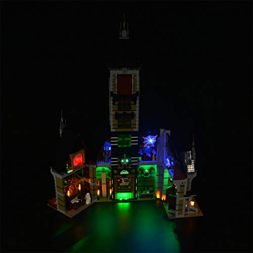Sugeren LED Beleuchtungsset für LEGO Creator Haunted House, LED Licht Set Kompatibel mit LEGO 10273 Bausteine-Modell… – Bild 5