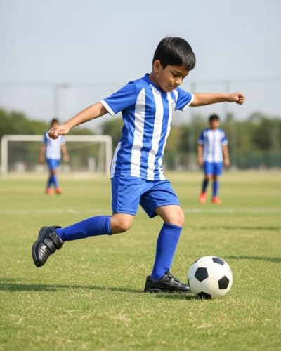 Image of Action | A-1260 | Durable | Comfortable | Breathable | Lighweight | Sports | Velcro | School Shoes | for Boys