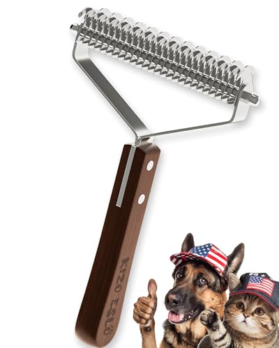 Extra Large 2-Sided Undercoat Rake for Dogs & Cats, Dog ...