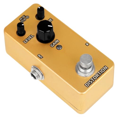 NULYLU Guitar Parts Distortion Effect Pedal Delay Guitar Pedal Warm Rich Tone Suitable for Levels of Players