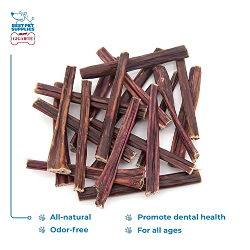 Image of GigaBite Beef Esophagus Dog Treats - Natural Gullet Sticks for Dogs, High Protein Single Ingredient Dog Chews, Rawhide Free Dental Dog Treats for All Dog Breeds - Sticks (6 Inch), Pack of 18