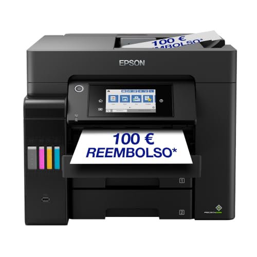 Epson Impresora multifunción EcoTank ET-5855 A4 con depósito de Tinta, conexión Wi-Fi y fax