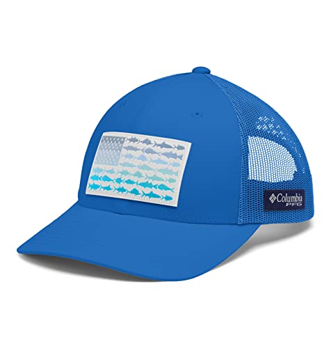 Image of Columbia Unisex-Adult PFG Snap Back Fish Flag Ballcap