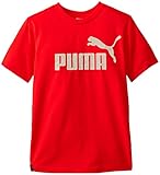 PUMA Big Boys' Number 1 Logo Tee