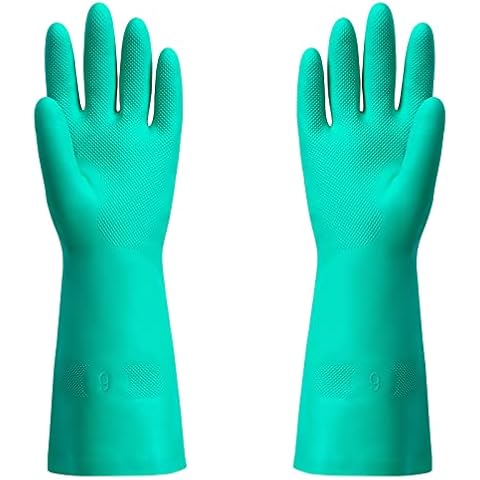 ThxToms Chemical Resistant Nitrile Gloves Large Cover