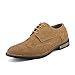 Bruno Marc Men's URBAN-03 Tan Suede Leather Lace Up Oxfords Shoes - 11 M US