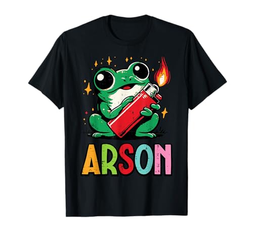 Frog Lighter Funny Meme Humor Graphic Animal Men Women Kids T-Shirt