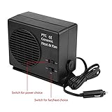 Portable Car Heater Defroster, 300W 12V Car Heaters Fan Defroster Demister 2 in 1 Modes, Heating & Cooling for Fast Heating Defrost Defogger & Windscreen Fan Cigarette Lighter - Image 2
