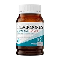 Blackmores Omega Triple Super Strength Fish Oil | Relieves Inflammation & Symptoms of Mild Arthritis| 150 Capsules