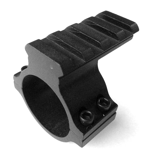 Ade Advanced Optics 30mm Scope Ring Adapter – Precision Machined 6061 Aluminum Mount with Picatinny, Weaver, and Universal Rails – Compatible with Red Dot, Laser, or Flashlight Attachments