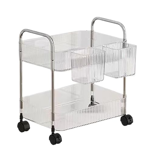 Chariot multifonction avec roulettes meuble rangement maison
