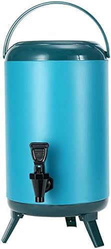 Stainless Steel Insulated Drink Dispensers for Parties, Iced Beverage Dispenser, Insulated Thermal Hot and Cold Beverage Dispenser for Coffee/Hot Tea/Milk/Juice