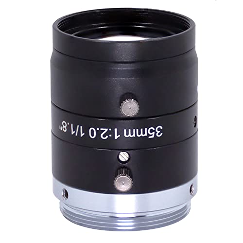 FA 8mm Fixed Focus Lens - 1/1.8 Inch C-Mount For Machine Vision Cameras