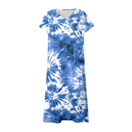 Robe décontractée à manches courtes fluide et fraîche contre la chaleur - 3