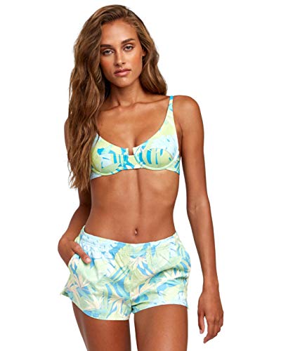 RVCA Women Synced Up Boardshort Grey Medium