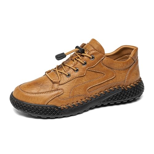 Factory Direct Delivery Directly Shipped from The Factory Mens Casual Shoes, Breathable Leather Sneakers Featuring Handmade Details. These Walking Shoes with Anti - Slip Soles are Suitable.