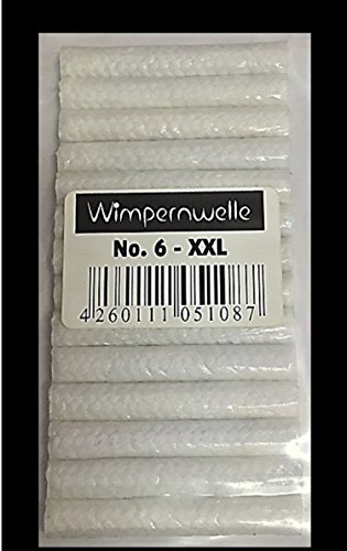 Wimpernwelle - Wimpernrollen Nr. 6 - XXL für extrem lange Wimpern - 14 Stück