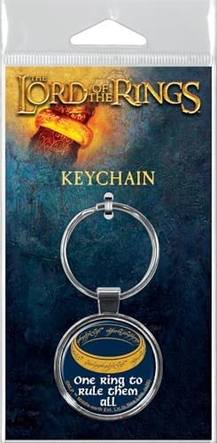 Ata-Boy Lord of the Rings One Ring to Rule Them All 1.5 Inch Fob Keychain for Keys, Backpacks, Pulls and More image 5