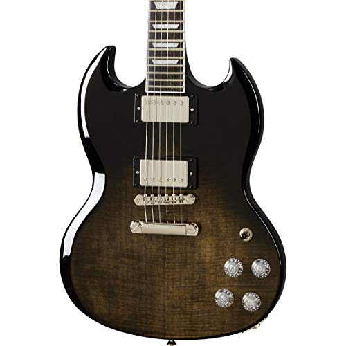Epiphone SG Modern Figured Trans Black Fade - Les Beatles, Paul McCartney, John Lennon, RIngo Starr, George Harrison Epiphone SG Modern Figured Trans Black Fade – Image 3