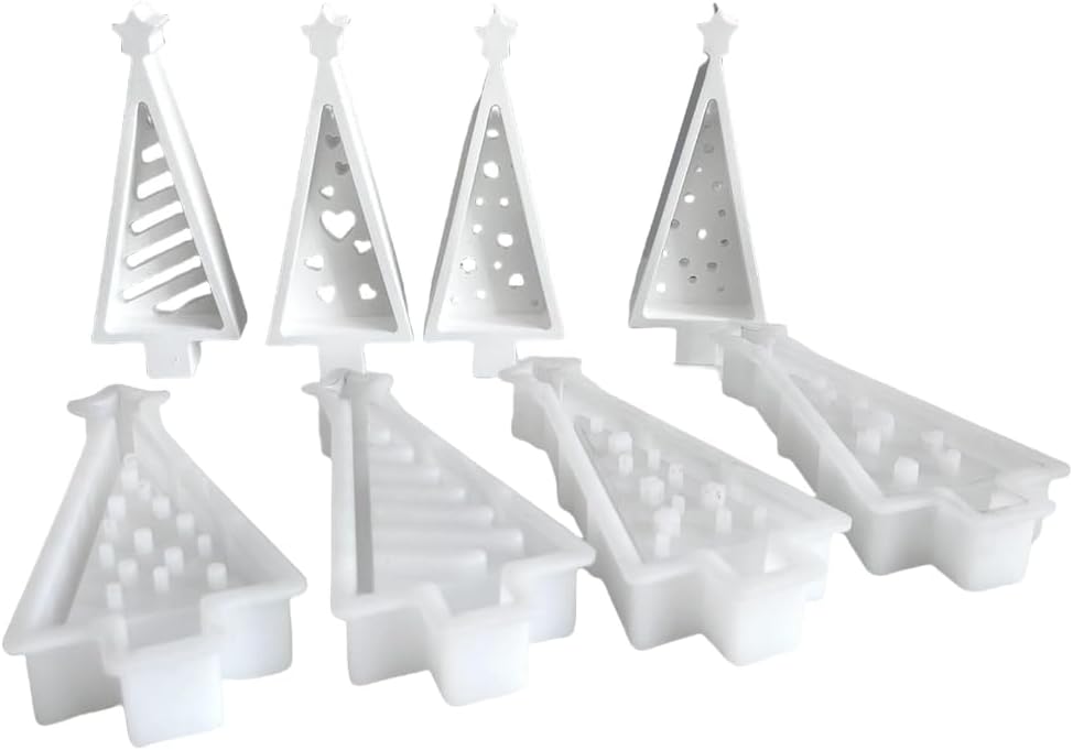 Silicone Molding Set Christmas Tree Shape Photo Frame for Festive Home Ornament
