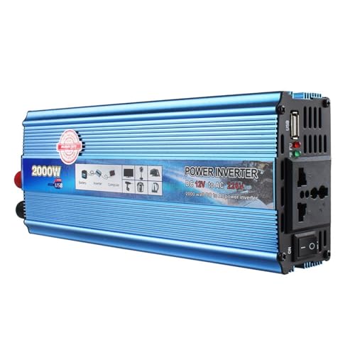 Onduleur de voiture 2000W 24V 220V transformateur tension et conversion énergie solaire
