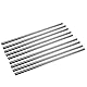 JiGiU 9 Stück 1000mm Aluminiumprofil Extrusions 2020 V-Slot Europäischer Standard Norm Eloxierte schwarze Linearschiene Aluprofil 39,4Zoll für 3D-Drucker DIY CNC-Maschinen (Silber)