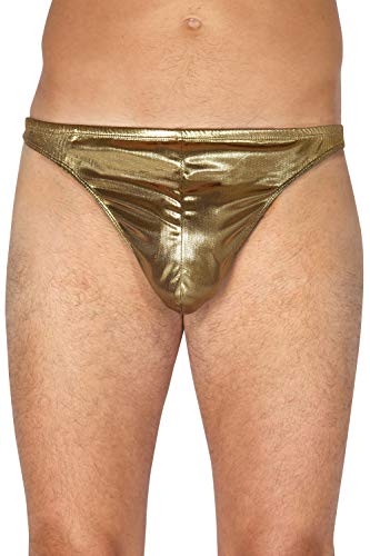 Intimo Men's Metallic Lame Thong