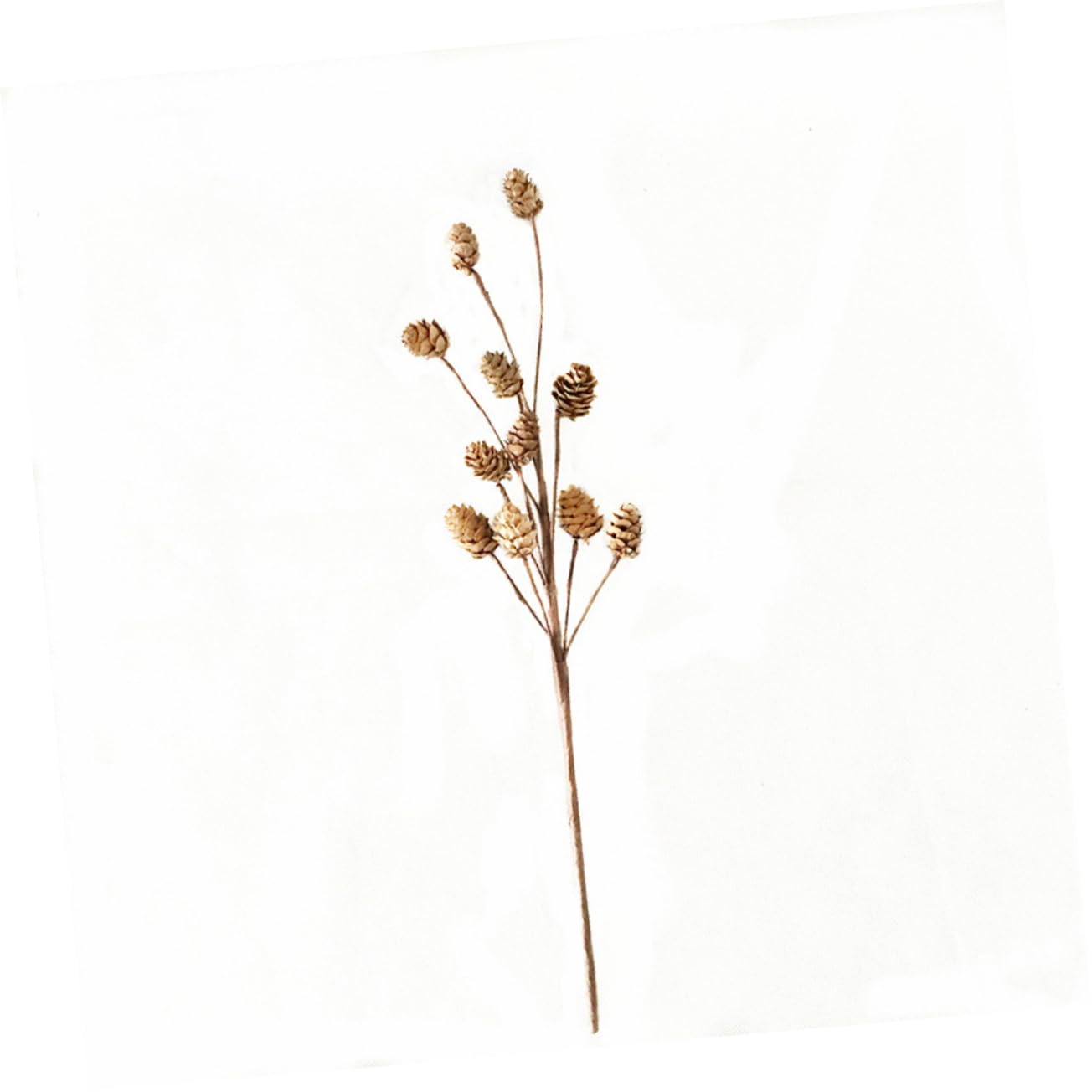 Abaodam 12 De Pino Púas De Pino con Piñas De Pino De Navidad Guirnalda De Pino Decoración De Púas De Navidad Púas De Pino Falso Arreglo De Flores Artificiales