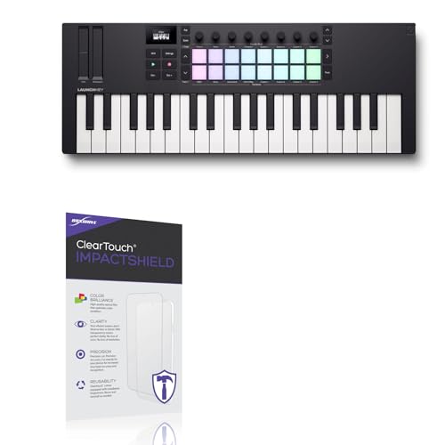 BoxWave Screen Protector Compatible with Novation Launchkey Mini 27 MK4 - ClearTouch ImpactShield (2-Pack), Impenetrable Screen Protector Flexible Film