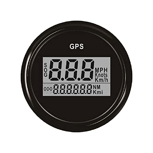 Eling Warranted Digital Gps Speedometer Odometer Kit For Car Boat Motorcycle With Red Backlight 2'' 52Mm 12V 24V #TOP8