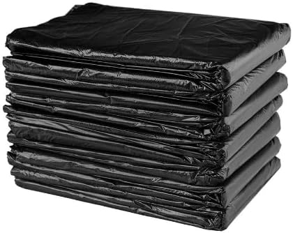 Eco-Friendly Biodegradable Garbage Bags - Medium 19 x 21 Inches 30 Bags per Roll (Pack of 3, Black) aka disposable dustbin bags trash dustbin bag medium size