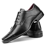 Sapato social modelo de amarrar masculino preto (preto, br_footwear_size_system, adult, numeric, numeric_42)