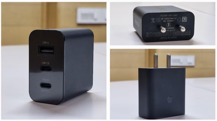 Image of Original 65W Adapter Compatible with Nothing Phone 1 Adapter Original with SIX Months Replacement Warranty