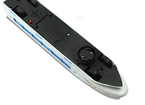 WolVol Bump & Go Electric Flash Light Train Toy with Music
