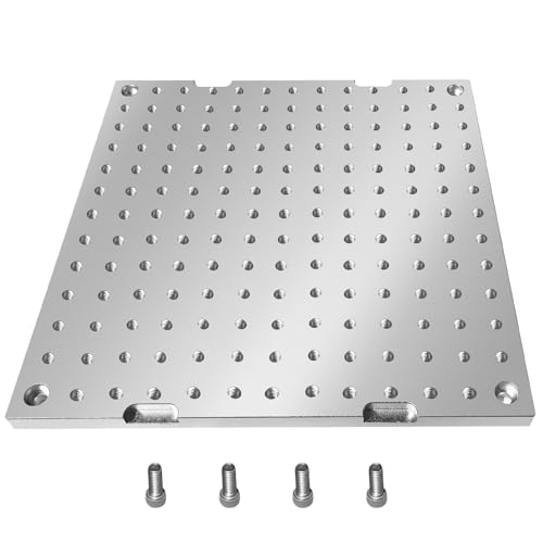 10\" x 10\" x 1/2\" MIC 6 Aluminum Fixture / Sacrificial Plate, Mini Pallet