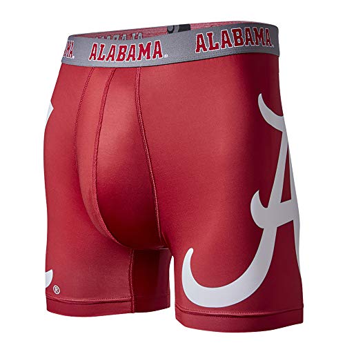 Fandemics Men's NCAA Boxer Brief, Red, Large (36-38)