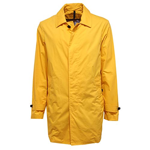 Trench uomo spolverino cotton poliestere yellow jacket man chic