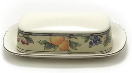 Garden Harvest by Mikasa, Stoneware Butter Dish