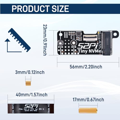 GeeekPi N10 タイニー PCIe M.2 Key-M NVMe SSD PCIe ペリフェラルボード の商品画像 8