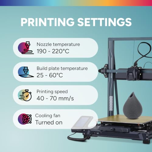 Image of OVERTURE 2 Pack 1kg High Speed Refill PLA Filament, Space Gray*2