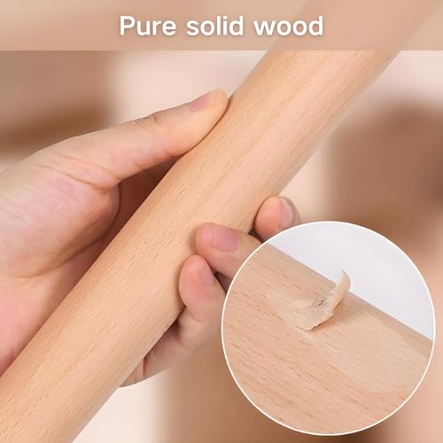 Pieds de table robustes en bois de qualité supérieure avec embouts protecteurs - 3