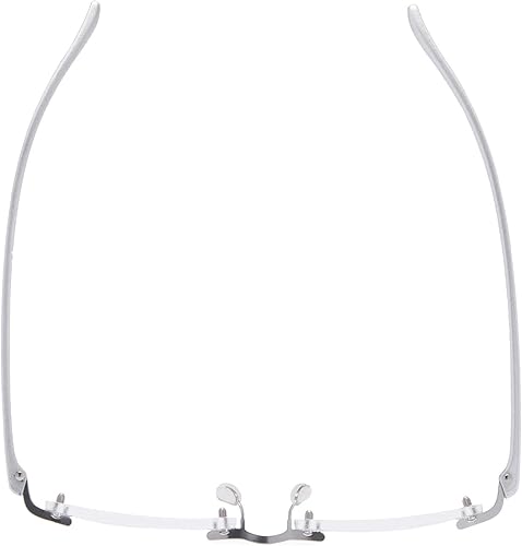 Miniatura 7 de Lentes de lectura sin montura para lectores pequeños hombres y mujeres (plata)