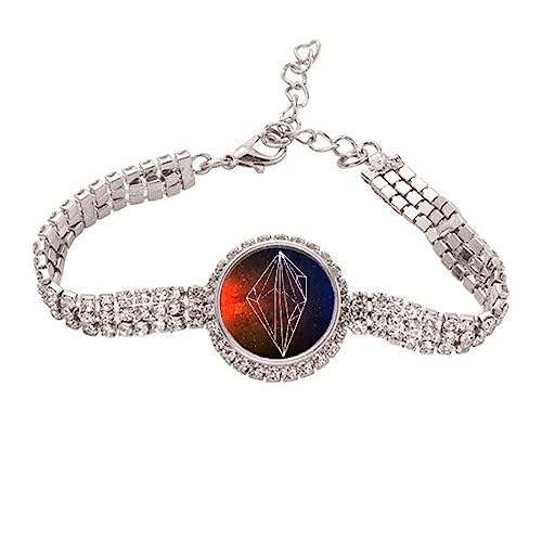 Bracelet de cheville chaîne de tennis en cristal marron M pour sublimer vos tenues d'été