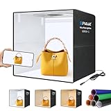 Diffuseur de lumière : chaque boîte à lumière photo est équipée d'un chiffon doux et léger. Il peut vous aider à éliminer l'influence de la petite ampoule LED et rendre la photo parfaite.