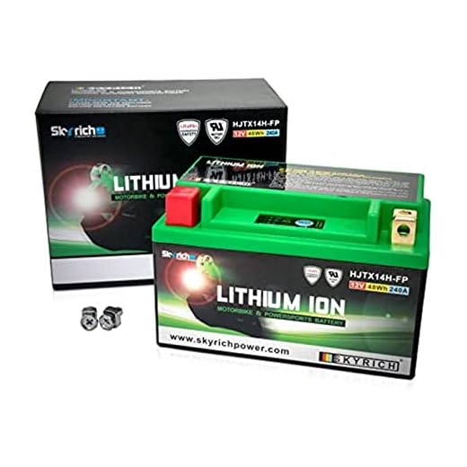 HJTX14H-FP BATTERIA LITIO SKYRICH YTX14-BS LiFePo4 612276 YTX14BS MOTO SCOOTER QUAD CROSS